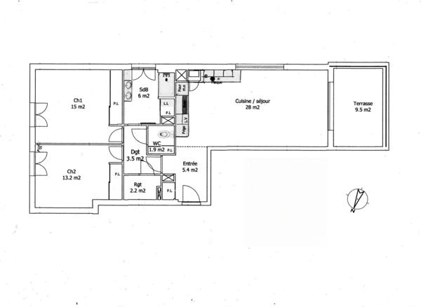 Appartement à vendre 3 pièces 77 m² La Garde