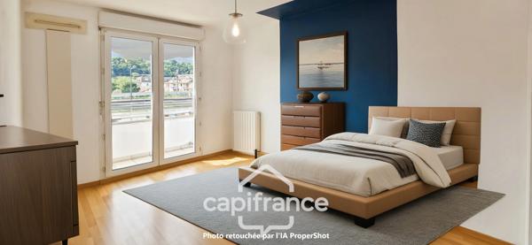À vendre – T4 Duplex de 92,35 m² avec grande terrasse – Aix-les-Bains centre (73) possibilité garage