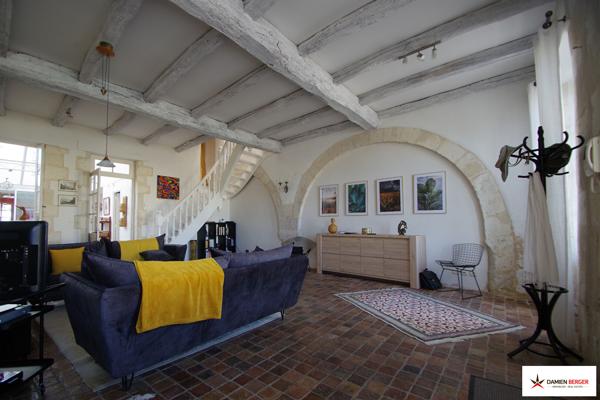 Saint Martin de Ré. Maison sur le port. Saint martin de re
