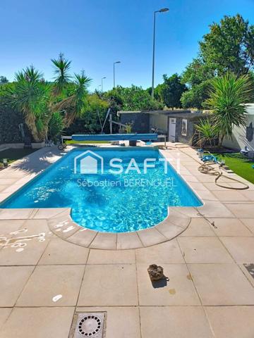 Gigean Local commercial, bureaux 180m² et maison attenante de 120m²