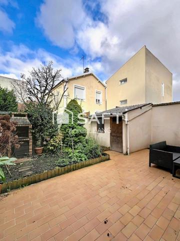 Maison familiale lumineuse avec suite parentale et grande terrasse plein Sud-Ouest, au calme du recherché quartier des Oiseaux à Drancy