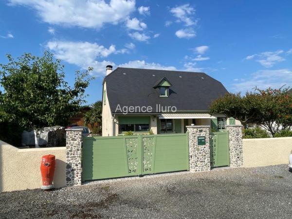 Maison - Proximite oloron-sainte-marie - Réf.:205413 PROXIMITE OLORON - TRES BELLE VILLA T5 AVEC UNE DEPENDANCE MAISON BOIS, JARDIN ET GARAGE -