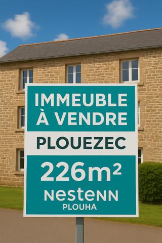 Immeuble de rapport à rénové 220 m² - PLOUEZEC