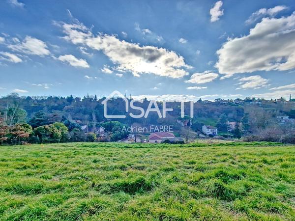 Magnifique terrain avec une vue dominante sur les hauteurs de Toulouse.