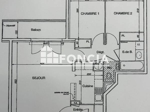 À vendre Appartement 3 pièces 63.28 m² - Alfortville 94140