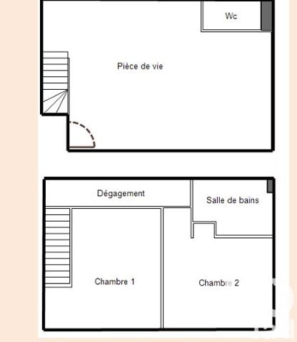 Maison à vendre 3 pièces 58 m² Mézières-sur-Seine