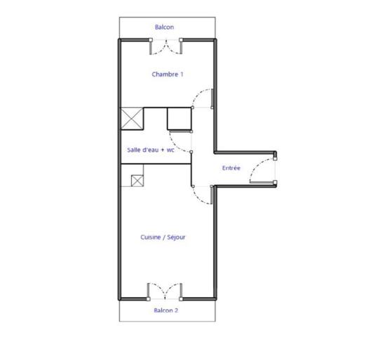 Appartement à vendre 2 pièces 43 m² Arcachon