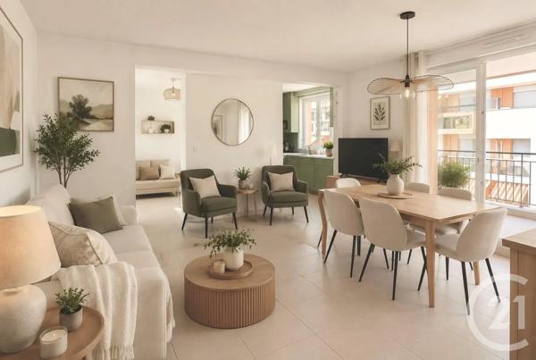 Appartement à vendre  3 pièces - 60,89 m 2   MENTON  - 06