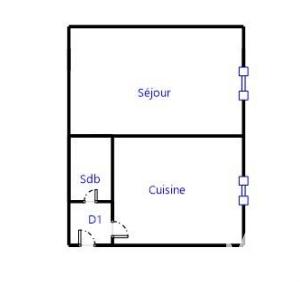 Appartement à vendre 1 pièce 35 m² La Tour-en-Jarez