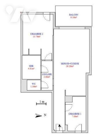 13008: SAINTE-ANNE T2/3 avec terrasse au calme et parking

Ce bel appartement se trouve dans ...
