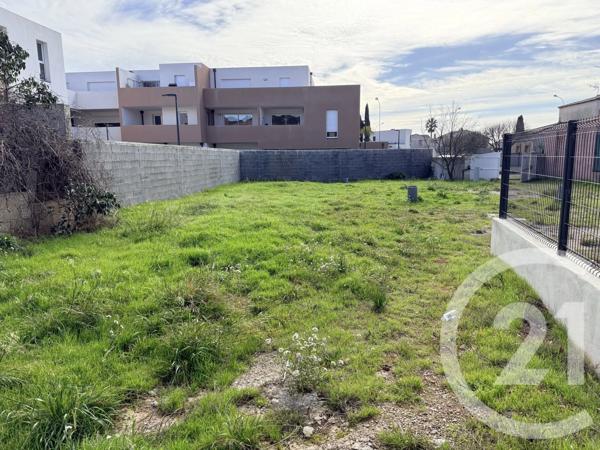 Terrain à vendre  346 m 2   FRONTIGNAN  - 34