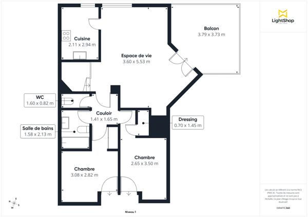 Duplex T4 beau potentiel - Vue dégagée avec terrasse - Rue Jean Jacques Rousseau, Ivry-sur-Seine