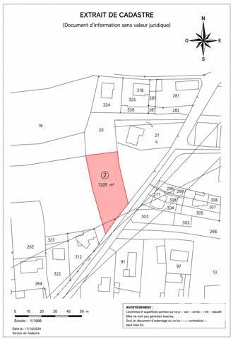 Terrain à vendre 1 205 m² Riantec