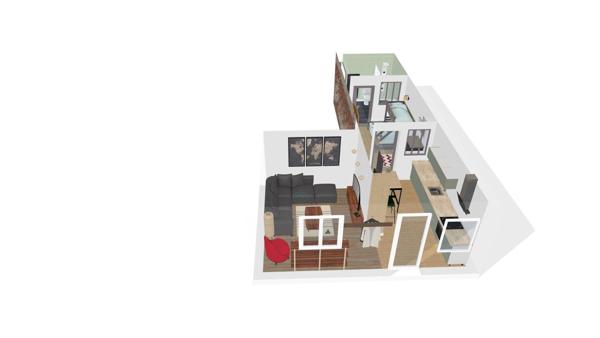 App rdc jardinet 2p - Cabourg éventail - Au calme