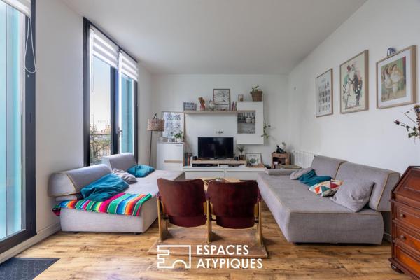 Loft contemporain avec terrasse de 105 m² sur l’Île de Nantes