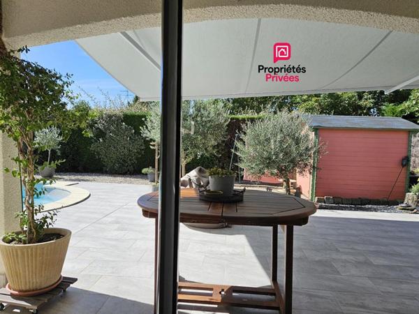 Maison plain-pied 95 m² - 3 chambres - piscine - garage - terrain 660 m² - Boé