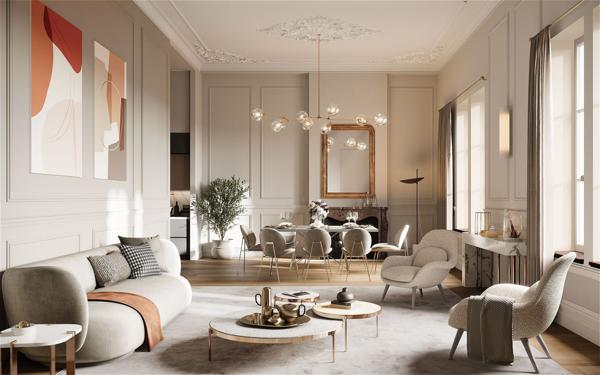 Appartement à vendre    3 pièces • 73 m2 La Rochelle