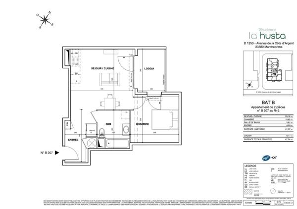 Appartement à vendre 2 pièces 41 m² Marcheprime