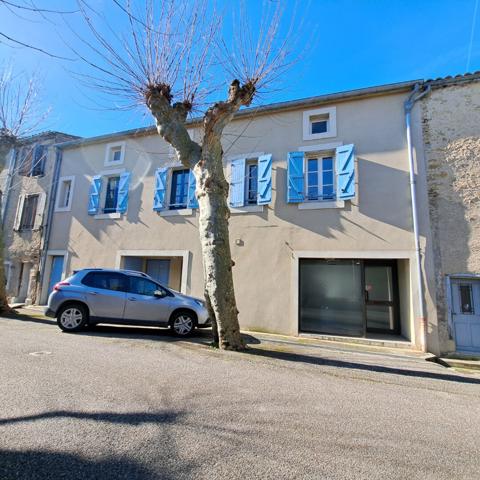 A VENDRE IMMEUBLE 2 APPARTEMENTS + 2 LOCAUX COMMERCIAUX