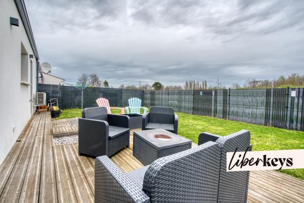 Maison de plain-pied à Saint-Augustin – 86,8 m²  3 chambres  Garage Terrain de 230m²