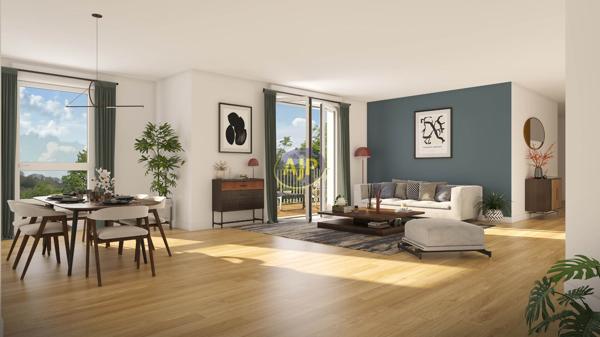 Appartement à vendre Cenon - 3 pièces, 64m² avec 2 chambre(s) à 221 400€ - AJP ACTEA Talence