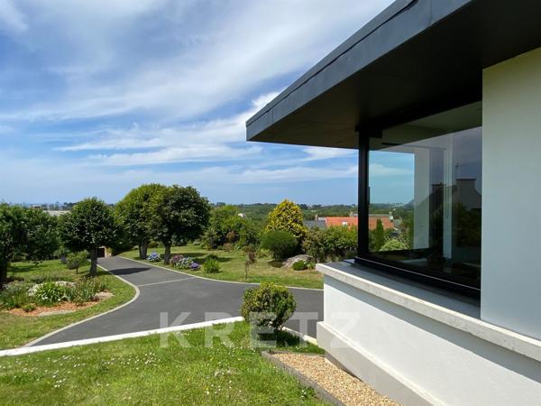 Maison d'architecte vue mer
