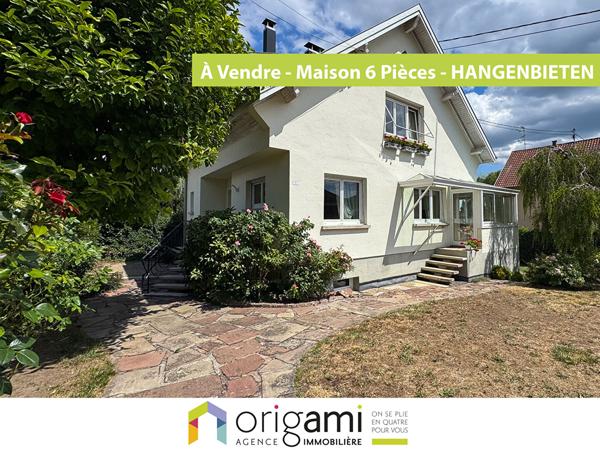 Maison Hangenbieten 6P sur 6,35 ares de terrain Hangenbieten