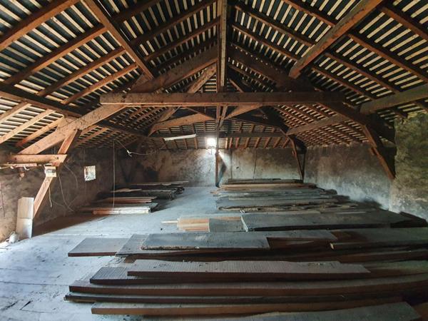 Maison de ville de plein pied + jardin et dépendances