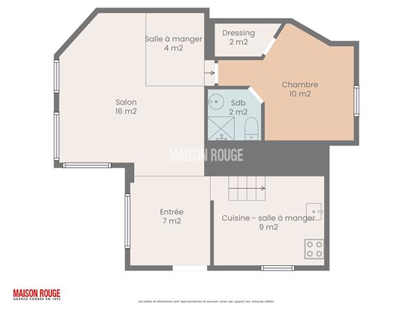 Maison Rouge propose 3 appartements pour investisseur