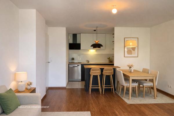 Appartement duplex T3 de 74 m² avec terrasse de 31 m² et balcon