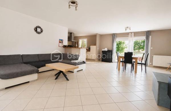 À seulement quelques minutes de Bergerac, découvrez cette belle maison de plain-pied située dans un environnement calme et verdoyant, à proximité des écoles et des commerces. Un véritable havre de paix alliant confort, espace et qualité de vie.

Dès l'entrée, vous serez séduits par sa grande pièce de vie baignée de lumière, ouverte sur une cuisine américaine entièrement équipée, idéale pour partager de beaux moments en famille ou entre amis.

La maison propose :
✔ Une vaste pièce de vie lumineuse
✔ Une cuisine ouverte équipée
✔ 3 chambres confortables
✔ 1 bureau, parfait pour le télétravail ou une chambre d'appoint
✔ 1 salle d'eau moderne
✔ WC séparé

À l'extérieur, tout est réuni pour profiter pleinement des beaux jours :
✔ Une agréable terrasse avec vue dégagée sur la campagne
✔ Une piscine chauffée au sel de 8 x 4 m avec volet électrique de sécurité
✔ Une douche solaire
✔ Un double garage
✔ Un magnifique verger avec de nombreux arbres fruitiers

Les plus :
✔ Double vitrage sur l'ensemble de la maison
✔ Combles isolés
✔ Toiture récemment démoussée
✔ Terrain de 6 330 m², avec possibilité d'acquérir une parcelle réduite d'environ 3 000 m² selon votre projet.

Cette maison parfaitement entretenue offre un cadre de vie privilégié, entre ville et campagne, idéal pour une famille en quête de tranquillité et de confort.

Une opportunité rare sur le secteur de Prigonrieux. Ne tardez pas à venir la découvrir, elle pourrait bien être votre prochain coup de cœur !