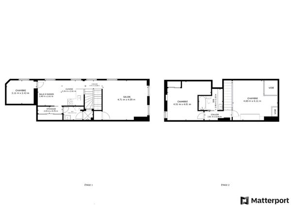 Maison / Duplex Paris 17EME 4 pièces 75 m2