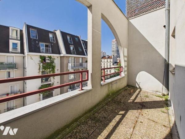 Duplex dernier étage 114m² 4 chambres balcons