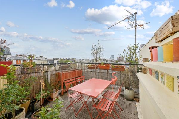 Paris 18ème - Penthouse avec terrasse