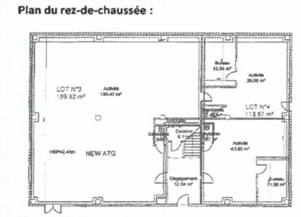 Local d'activité 672 m²