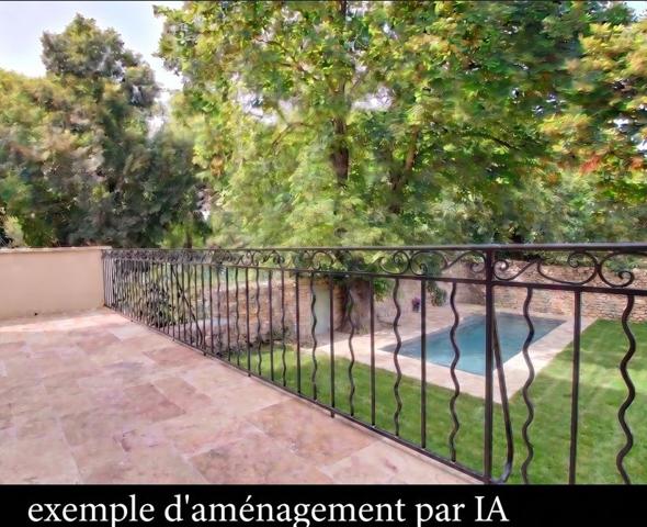 Maison à Saint-Cannat — Écrin de verdure plein centre au calme avec fort potentiel ( travaux)