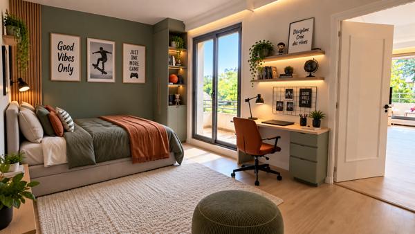 ROYAL FAURIEL, à vendre spacieux F3 de 94m2 avec terrasse et garage