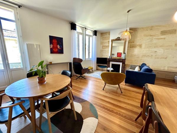 BORDEAUX – T3 RÉNOVÉ AVEC BALCON, CAVE ET CELLIER