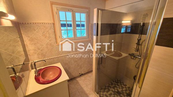 Maison de plain pied, 3 chambres, jardin, garage