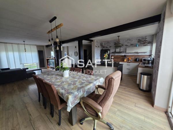 Beau pavillon rénové de 186 m² sur grand terrain – Bouligny (35 km de la frontière luxembourgeoise)