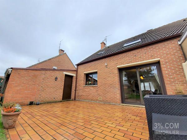 Semi individuelle 3 chambres jardin garage Harnes (62440)