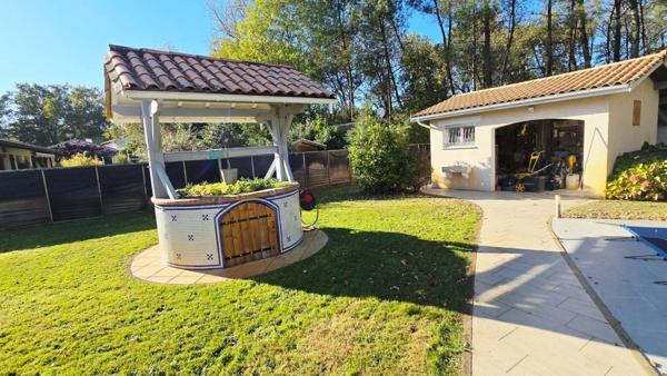 À vendre – Maison plein pied de 110 m² avec piscine, garage et dépendances, CESTAS (33)