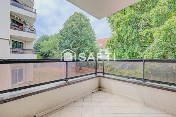 3 pièces centre-ville avec terrasse 30 m² et balcon