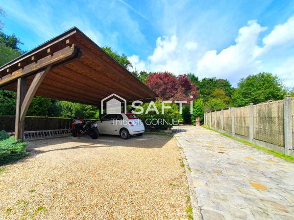Maison rénovée de 147.5 m² à Bourron-Marlotte : charme, lumière et plafond cathédrale, au cœur d’un magnifique jardin arboré de 1 600 m².