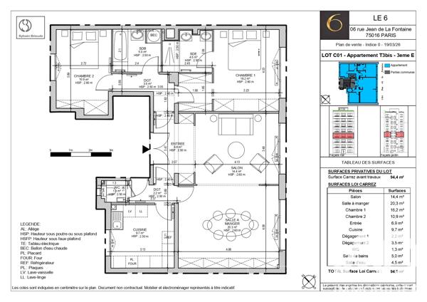Appartement à vendre 4 pièces 94,9 m² 