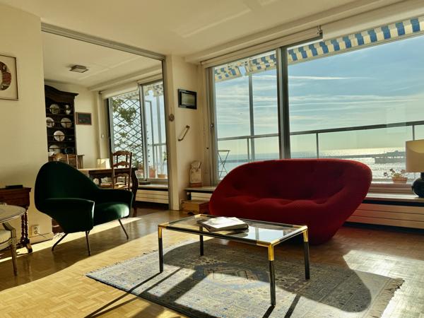 Le Havre (76600) LE HAVRE APPARTEMENT 104 M2 VUE MER ÉTAGE ÉLEVÉ 3 CHAMBRES