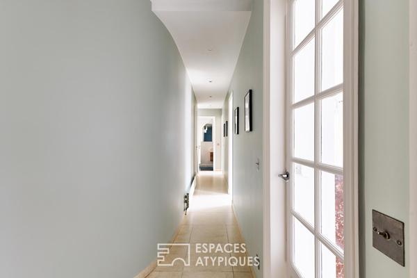 Haussmannien en élévation avec balcon filant – Grandes-Carrières