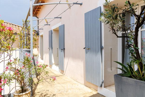 Appartement terrasse avec rente locative et vue d’exception