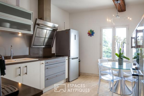 Appartement terrasse avec rente locative et vue d’exception