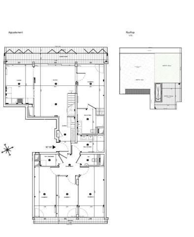 Appartement à vendre 5 pièces 109 m² Paris 18